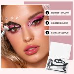 ⁦Azonee Reusable Eyeshadow Stencil Tool – Quick Eye Makeup Guide & Eyeliner Template for Women, Easy-to-Use Eyeshadow Aid for Flawless Application⁩ - الصورة ⁦2⁩