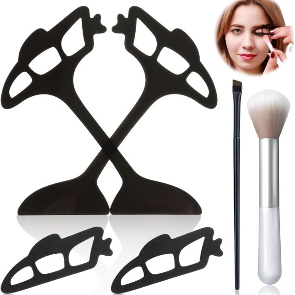 Azonee Reusable Eyeshadow Stencil Tool – Quick Eye Makeup Guide & Eyeliner Template for Women, Easy-to-Use Eyeshadow Aid for Flawless Application