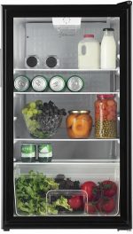 D LC Mini Beverage Refrigerator 90L, 55W Black DLC-32490B