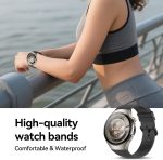 ⁦T Tersely Adjustable Strap Compatible with HUAWEI WATCH 5/GT5/GT5 pro/GT4 46mm - Ultra Soft, Durable Silicone Material for All - Weather Use. Ideal for Optimal Performance During Daily Wear⁩ - الصورة ⁦6⁩