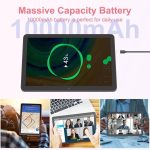 ⁦C idea CM8300 Plus 10.1 Inch Smart Android Tablet Dual SIM 8GB RAM 1TB 5G With Bluetooth Keyboard,Zoom/TikTok Supported (Black)⁩ - الصورة ⁦7⁩