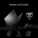 ⁦ASUS Vivobook Go 15.6” Business Slim Laptop, AMD Ryzen 3 7320U, 8GB DDR5 RAM, 1TB SSD, Webcam, USB C, 180° Lay-Flat, WiFi, Bluetooth5.1, Win 11, w/Cloth⁩ - الصورة ⁦7⁩
