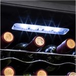 ⁦Avcbno Wine cooler 52L Transparent Roll Sheet Glass Compressor Door Closet Wine Fridge Freezer⁩ - الصورة ⁦4⁩