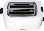 ⁦Techno Best 650W 2 Slice Electric Toaster/Efficient Breakfast Toasting/Breakfast machine with Browning control/Plastic/White/BET-01P⁩ - الصورة ⁦6⁩