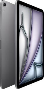 ⁦Apple iPad Air 11-inch with M3 chip Built for Apple Intelligence, Liquid Retina Display, 256GB, 12MP Front/Back Camera, Wi-Fi 6E, Touch ID, All-Day Battery Life — Space Gray⁩ - الصورة ⁦2⁩