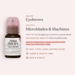 ⁦Tina Davies Professional X Perma Blend Brow Pigment - Permanent Eyebrow Makeup - Colours Heal True to Tone - High Retention - Bolder Brown, 1/2oz⁩ - الصورة ⁦6⁩