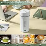 ⁦غلاية كهربائية محمولة للسفر، كوب تسخين صغير سعة 500 مل، غلاية كهربائية صغيرة من الفولاذ المقاوم للصدأ بحجم واحد لتحضير الشاي والقهوة جوي فون⁩ - الصورة ⁦7⁩