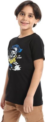 ⁦Andora Boys Short Sleeve Shirt Round Neck Printed Short Sleeve⁩ - الصورة ⁦2⁩