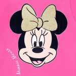 ⁦Disney Girls Disney Minnie Mouse Kids Girls Short Sleeves T-Shirt Western (pack of 1)⁩ - الصورة ⁦5⁩