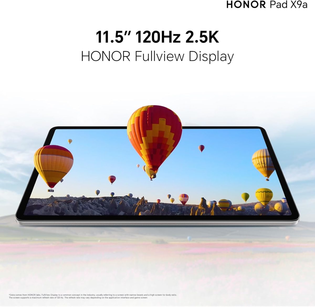 ⁦HONOR Pad X9a LTE Tablet 11.5" 120Hz Display, 8GB RAM + 128GB Storage, Snapdragon 685, 8300mAh Battery, 35W Fast Charging, Stylus Support, Grey, Android 15, (2025 Model) + FREE Protective Flip Cover⁩ - الصورة ⁦5⁩