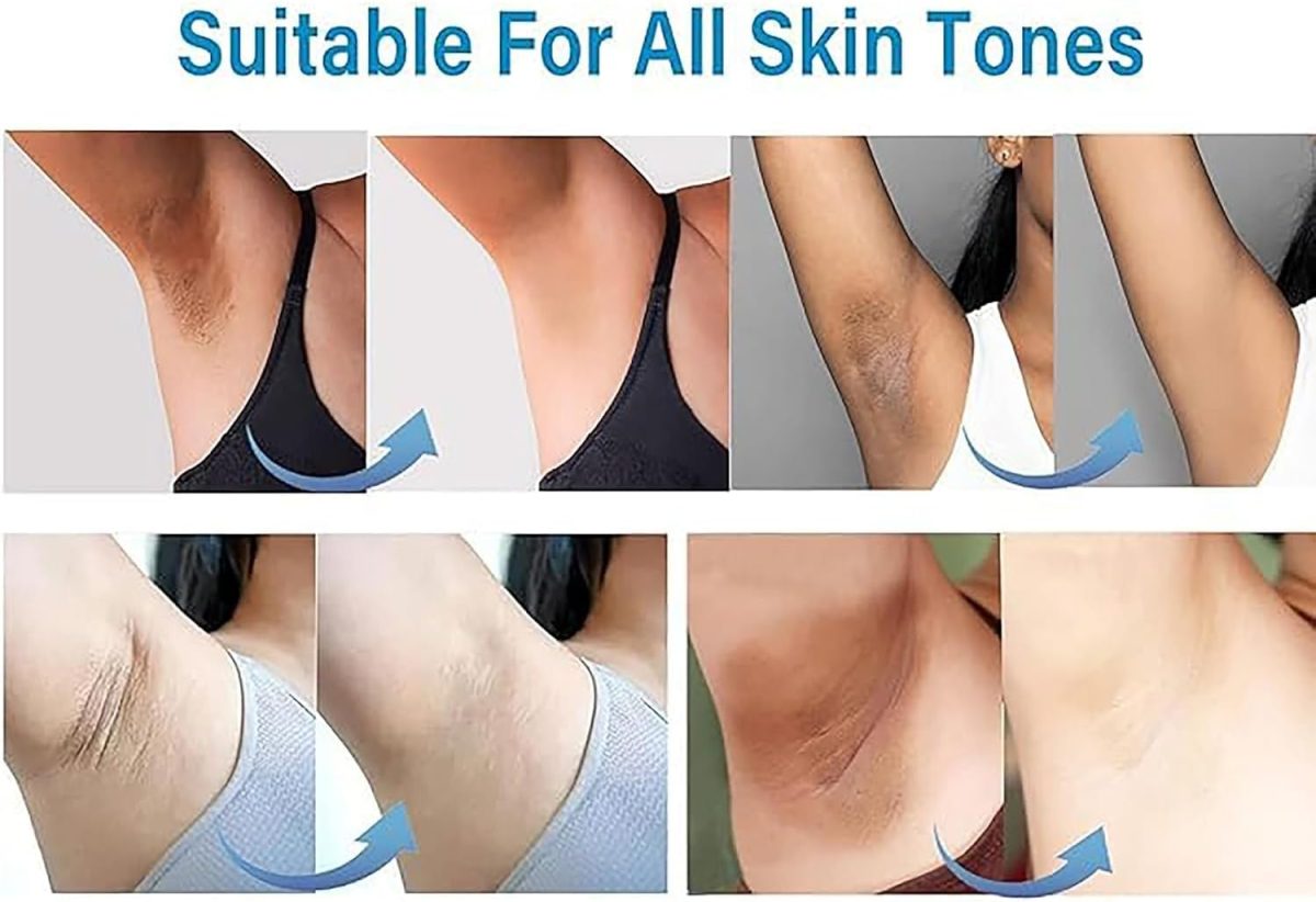 ⁦Skin Whitening Cream Bleaching Cream for Body Intimate Area, Private Parts, Underarm, Knees, Elbows, Inner Thigh, Bikini Areas, Bikini Line, Lightening Dark Spot Remover For Intimate Part (1.7FL OZ)⁩ - الصورة ⁦3⁩