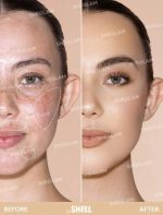 ⁦SHEGLAM Complexion Boost Concealer - With Sponge-head Applicator - High-coverage Formula (Shell)⁩ - الصورة ⁦3⁩