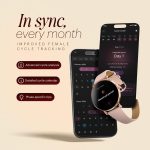 ⁦Noise Diva 2 Fashion Smart Watch for Women - Sleekest Dial, 36mm AMOLED Display, Improved Female Cycle Tracker, BT Calling, Sleep Tracking, AI Voice Assistant, Password Protection-Rose Link⁩ - الصورة ⁦7⁩