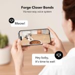 ⁦PETLIBRO Automatic Cat Feeder with Camera, 1080P HD Video with Night Vision, 5G WiFi Pet Feeder with 2-Way Audio, Low Food & Blockage Sensor, Motion & Sound Alerts for Cat & Dog Single Tray⁩ - الصورة ⁦5⁩