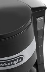 ⁦Delonghi Coffee Machine Up To 15 Cup Americano Maker, 900W, 40 Min Auto Shut Off, REUsable Filter, Anti Drip Feature, Warming Plate And Easy To Clean , Icm15211, Black,⁩ - الصورة ⁦4⁩