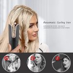 ⁦LOVNOV Automatic Curling Iron, Large Curls, 4 Temperature Settings & Time Reminder, 2.5M Rotating Power Cord, Anti-Scalding & Perfect Care, Ceramic Wand for Minimal Hair Damage (Black)⁩ - الصورة ⁦9⁩