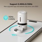 ⁦PETLIBRO Automatic Cat Feeder with Camera, 1080P HD Video with Night Vision, 5G WiFi Pet Feeder with 2-Way Audio, Low Food & Blockage Sensor, Motion & Sound Alerts for Cat & Dog Single Tray⁩ - الصورة ⁦6⁩