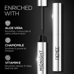 ⁦RENEE Midnight Matte Eyeliner Gel, Darkest Black, Long Lasting, Smudge-Proof & Waterproof Formula, One-Swipe-Application with Intense Pigment, Enriched with Vitamin E, Chamomile & Aloe Vera, 2.5ml⁩ - الصورة ⁦4⁩