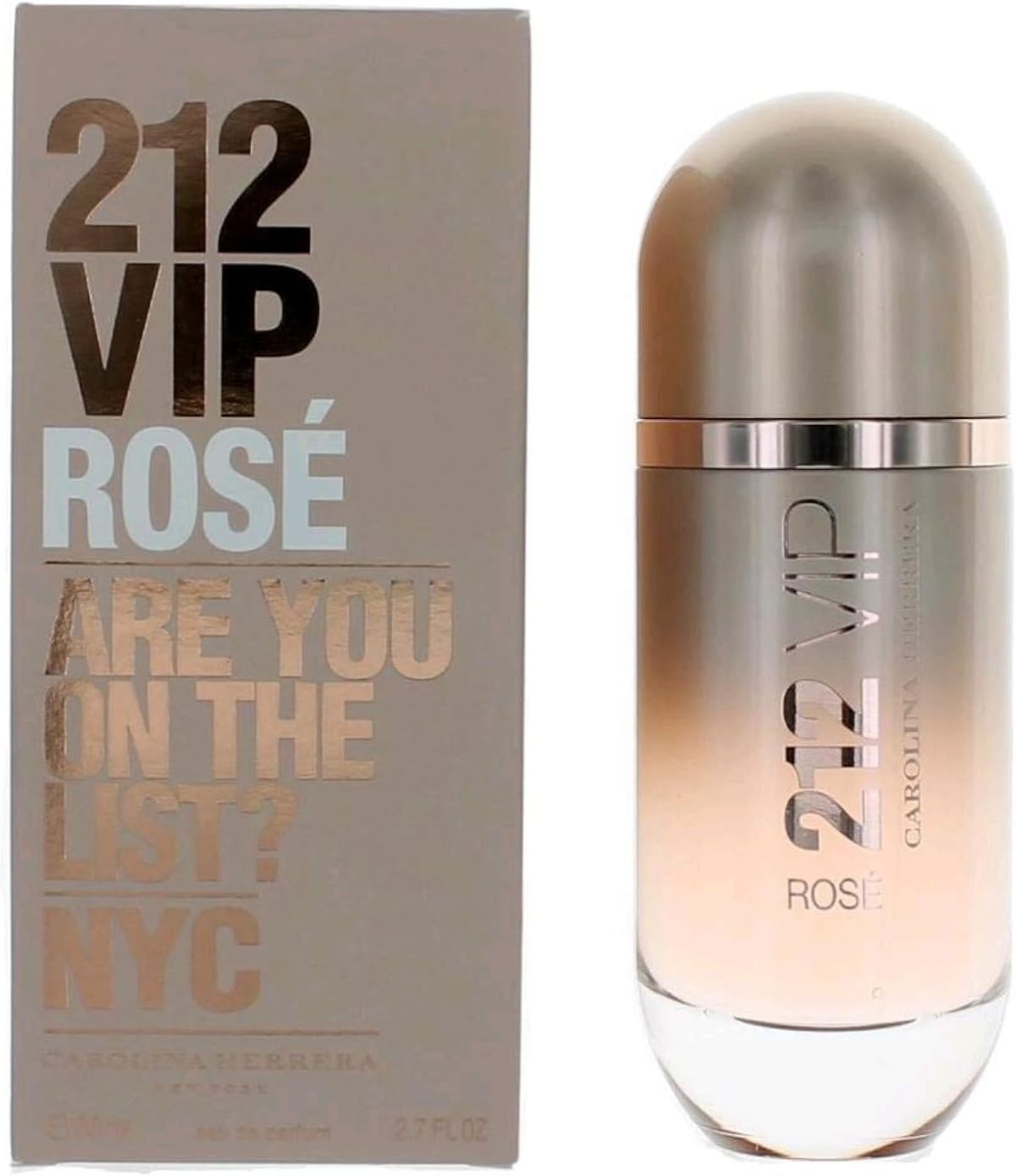 212 Vip Rose By Carolina Herrera 2.7 Ounce / 80 mlEau De Parfum Women Perfume Spray