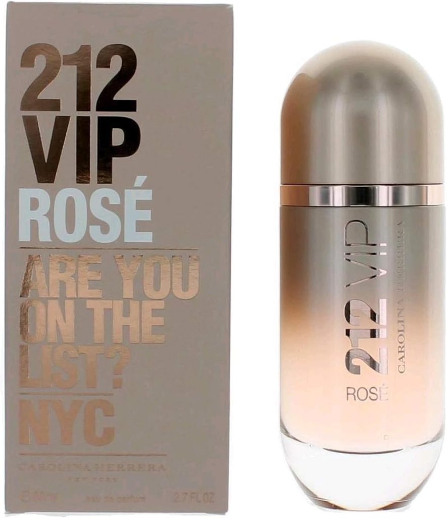 212 Vip Rose By Carolina Herrera 2.7 Ounce / 80 mlEau De Parfum Women Perfume Spray