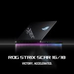 ⁦ASUS ROG Strix SCAR 18 (2025) Gaming Laptop, 18” ROG Nebula HDR 16:10 2.5K 240Hz/3ms, NVIDIA® GeForce RTX™ 5080, Intel® Core™ Ultra 9 275HX, 32GB DDR5-5600, 2TB PCIe Gen 4 SSD, Wi-Fi 7, Windows 11 Pro⁩ - الصورة ⁦3⁩