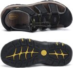 ⁦FLARUT Men's Sport Sandals Outdoor Hiking Sandals Closed Toe Athletic Lightweight Trail Walking Casual Sandals Water Shoes⁩ - الصورة ⁦4⁩