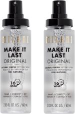 Milani Make It Last Original - Natural Finish Setting Spray and Primer - Prime + Correct + Set - Long Lasting Makeup Primer and Spray - 2 Pack