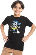 Andora Boys Short Sleeve Shirt Round Neck Printed Short Sleeve