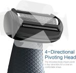 ⁦Suleto BG2000 Replacement Body Groomer Trimmer Foil Head Fit for Norelco Bodygroom Shaver Series 7000 5000 3000, BG2000 Replacement Blades Foil Head BG2024 BG2022 BG2030 BG7040 BG5025 BG2039, 2 Pcs⁩ - الصورة ⁦7⁩