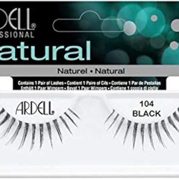 Ardell Eyelash Fashion Lashes 104 Black - 65085, 1266032, Nude