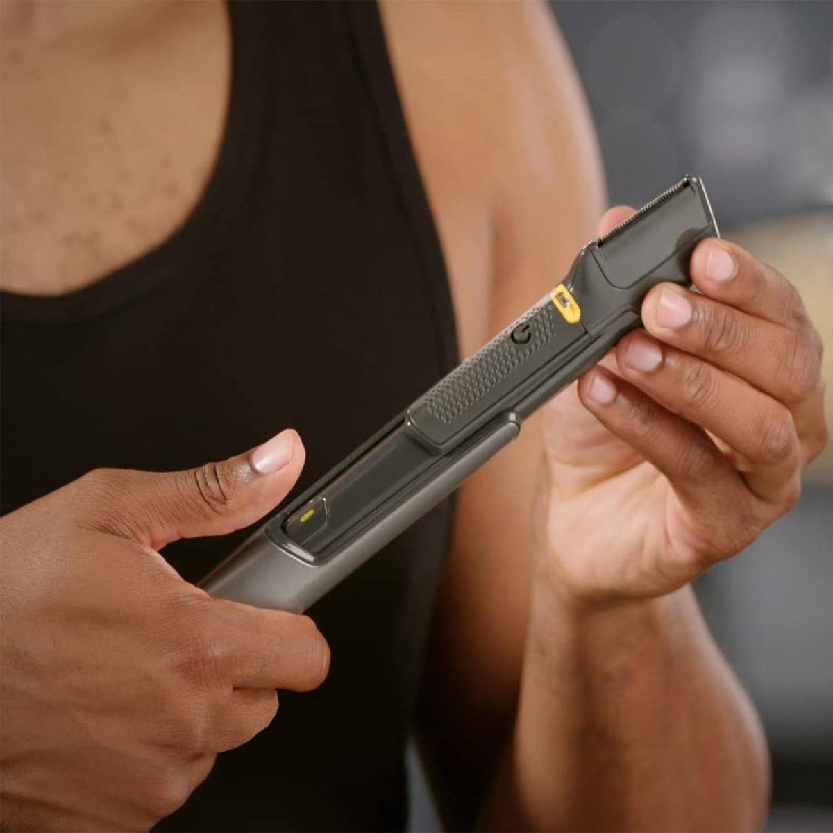 ⁦Joyzzz Men's Body Hair Trimmer, Waterproof Body Hair Trimmer for Men and Women, Body Trimmer for Back, USB Rechargeable Body Hair Trimmer for Pubic Area, Face, Legs and Beard⁩ - الصورة ⁦6⁩