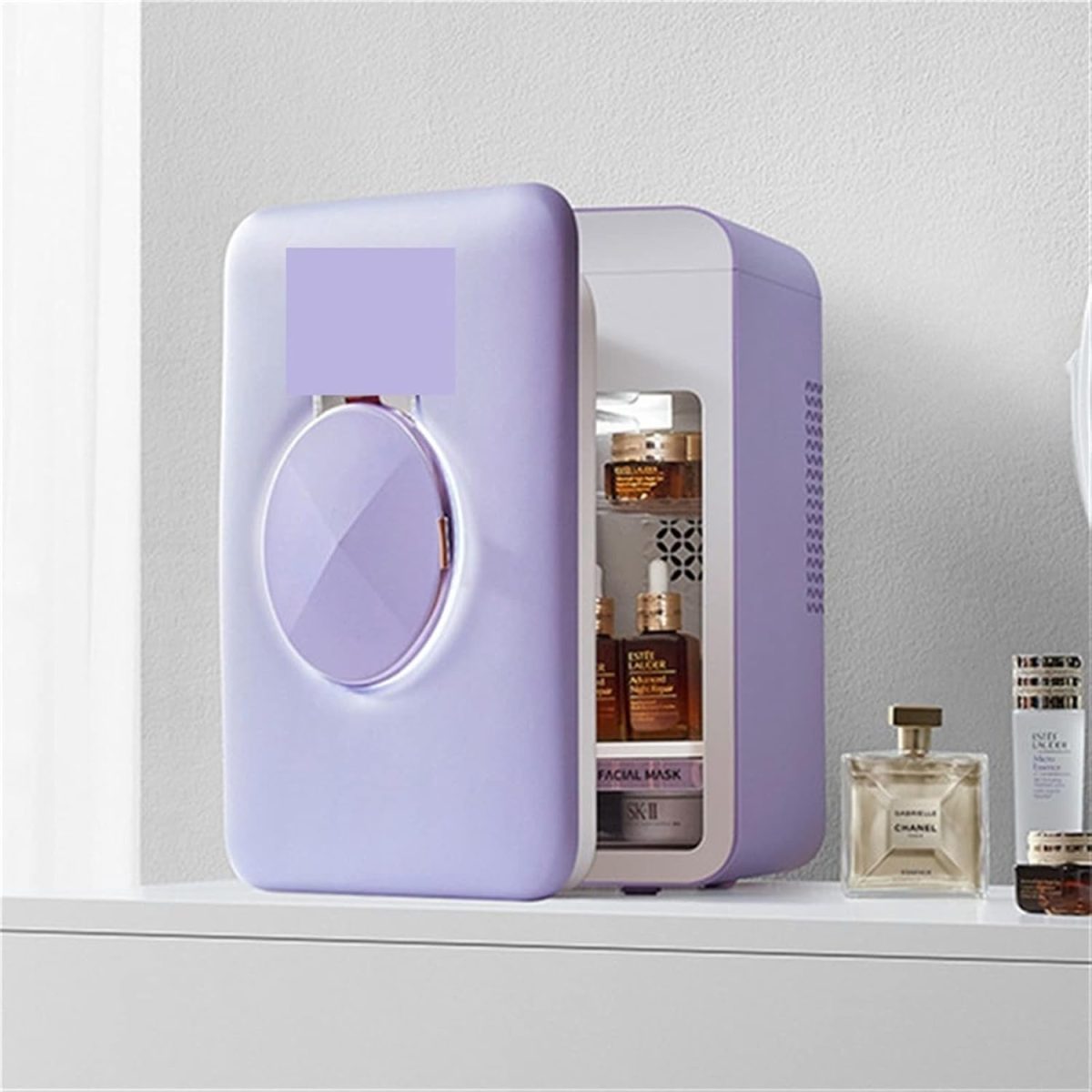 ⁦DDCVFREE Mini fridge 18L Portable Makeup Fridge Refrigerator Freezer Cooler Warmer For Home Use Storing Skincare Cosmetic Food Drink⁩ - الصورة ⁦2⁩