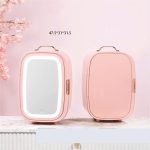 ⁦QBNZAXC Mini fridge Beauty Refrigerator Small Mini Portable Cosmetics Skin Care Products Refrigeration Preservation Constant Temperature Heating⁩ - الصورة ⁦4⁩