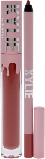 ⁦Kylie Cosmetics Matte Lip Kit - 301 Liquid Angel for Women 2 Pc⁩ - الصورة ⁦2⁩