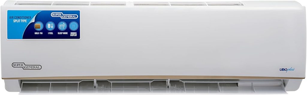 Super General 1.5 Ton Split System Air Conditioner with Cool Function | Model No KSGS183GE1 With Two Years Warranty
