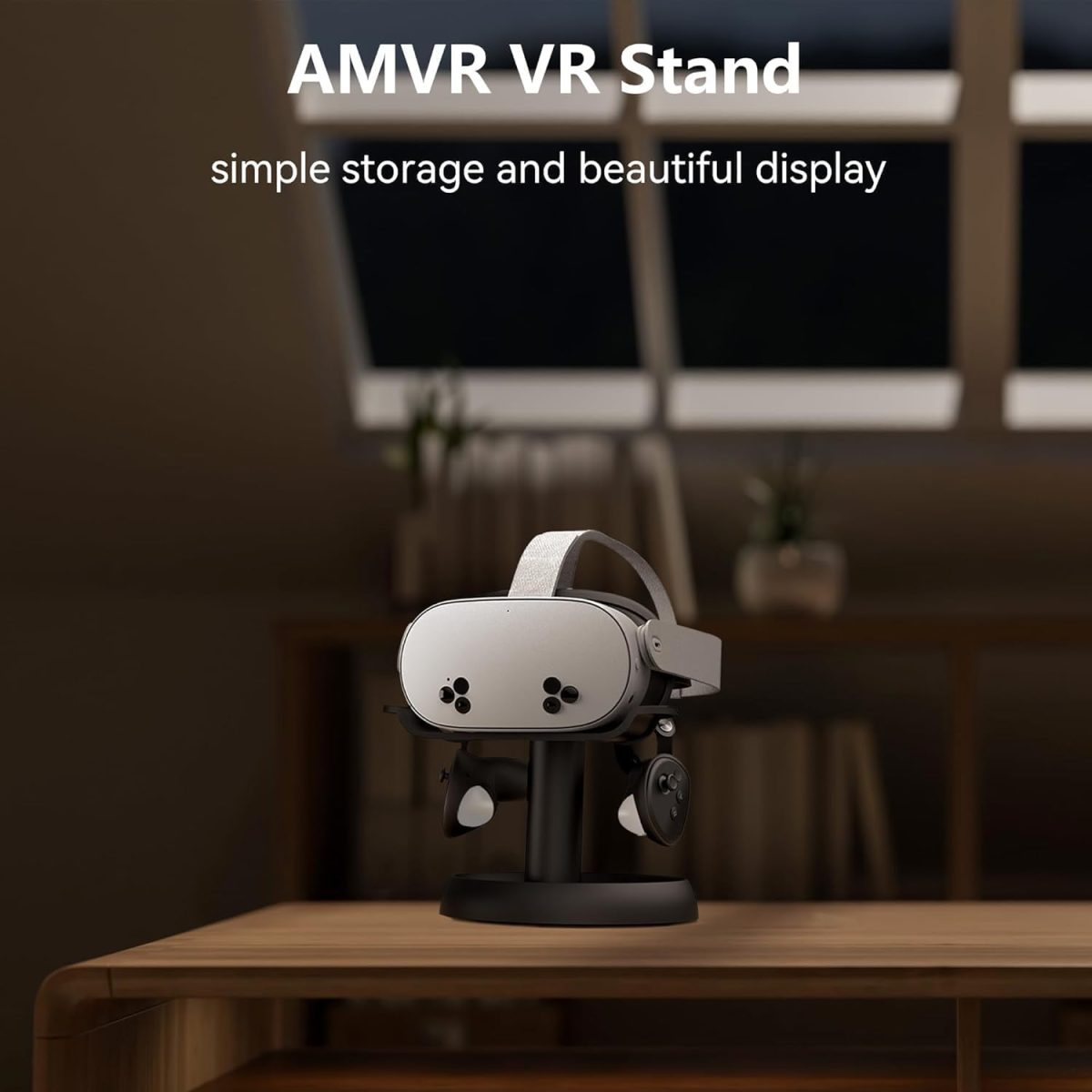 ⁦Stand Holder for Quest 3s/Quest 3/Quest 2/Pico 4/for PSVR 2/for Vision Pro, Universal VR Headset Display Dock, Stable Bracket Storage Round Base, Mount Install Easy⁩ - الصورة ⁦4⁩