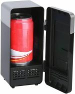 ⁦VVBNGVH Small refrigerator Mini Refrigerator Fridge Cooler Warmer Freezer Portable Beverage Travel⁩ - الصورة ⁦2⁩
