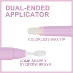⁦NALACAL Eyebrow Wax, Clear Waterproof Long Lasting Eyebrow Wax Pen for Feathered Fluffy Brow Shaping Styling Makeup Pencil⁩ - الصورة ⁦2⁩