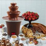 ⁦FITTO Three Layer Chocolate Fountain – Melting Machine with Heating Function, Chocolate Fondue Tempering Machine for Party & Household Use⁩ - الصورة ⁦5⁩