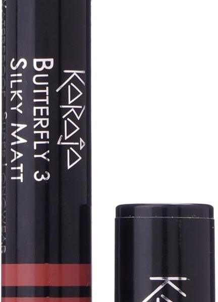 Karaja Butterfly Silky Matt Pencil Lipstick 1.8 g, No. 03 Brown