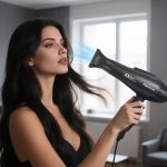 ⁦Rightsure Hair Dryer, Professional Blow Dryer, 2500W Blue Light Negative Ionic Fast Drying Hairdryer with 2 Speeds 3 Heat Settings, Cool Button, 2 Nozzle for Women Men Home Salon⁩ - الصورة ⁦6⁩