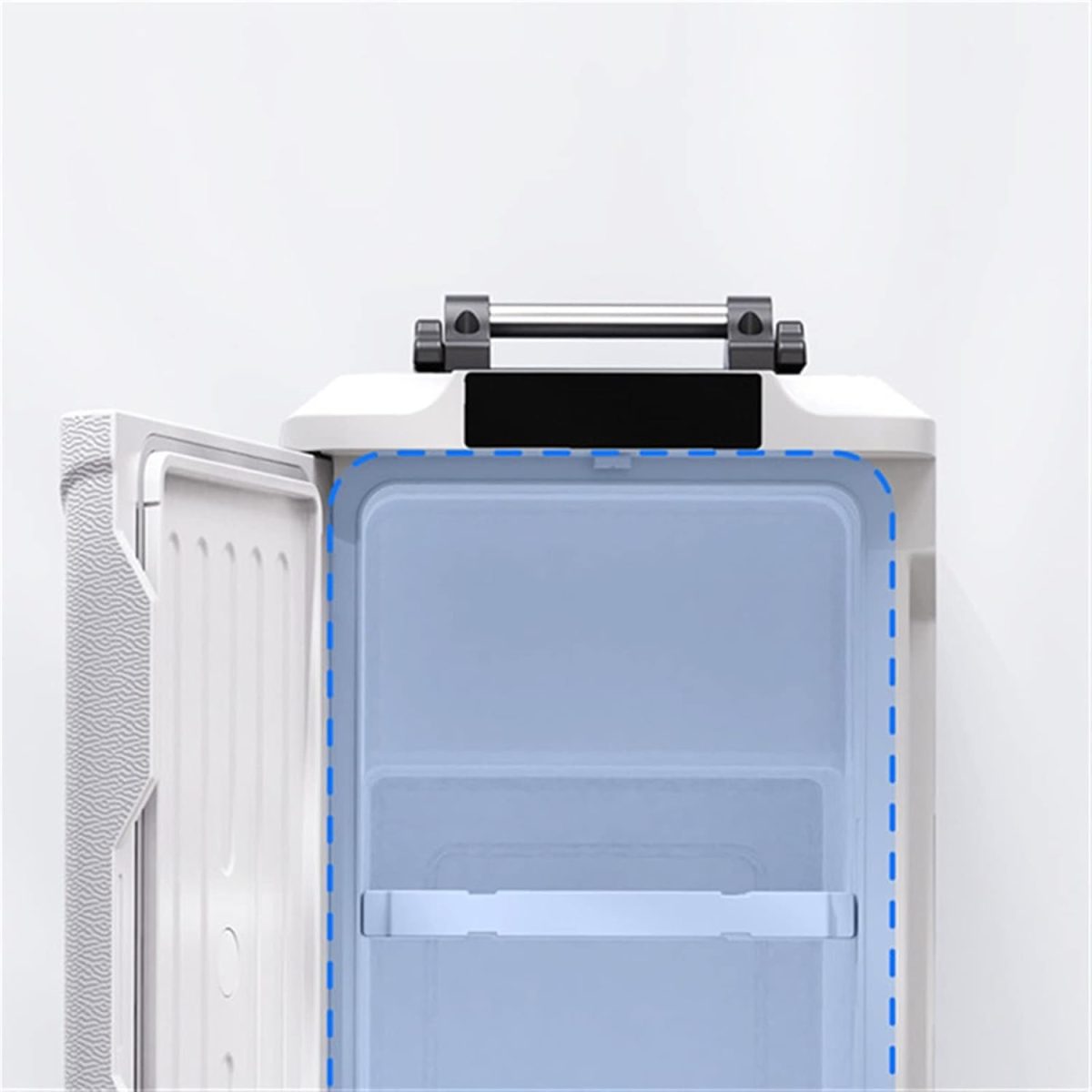 ⁦VVBNGVH Small refrigerator 35L Refrigerator Freezer Cooler Mini Fridge Freezer Portable Compressor Ice Box For Outdoor Camping⁩ - الصورة ⁦2⁩