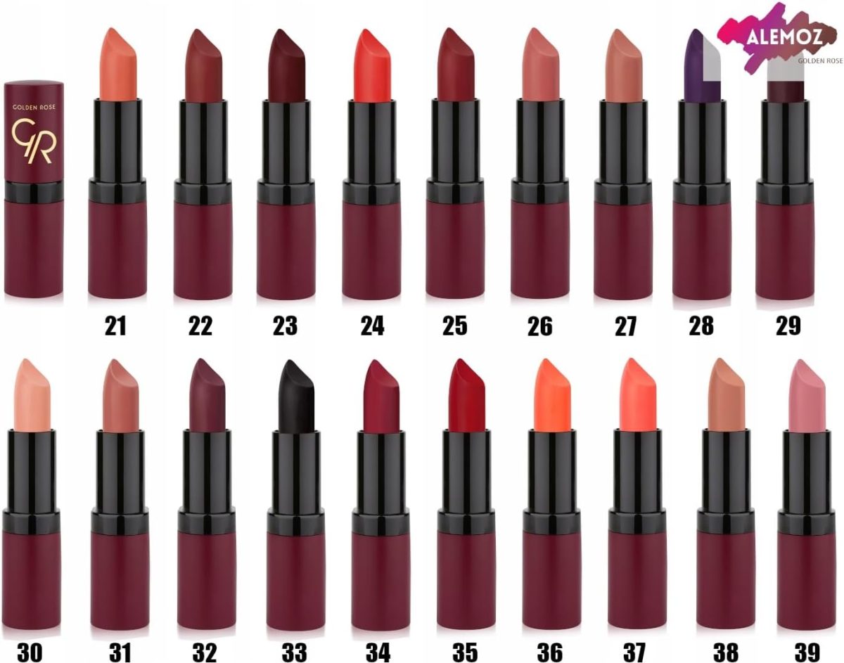 ⁦Golden Rose Velvet Matte Lipstick, Brown⁩ - الصورة ⁦3⁩
