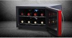 ⁦Avcbno Wine cooler Installed Wine Cabinet Coolers Refrigerated Display Cabinet Cabinet Small Household Ice⁩ - الصورة ⁦3⁩