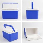 ⁦EIOZIEEY Beverage refrigerator 6L Car Fridge Travel Refrigerator Mini Fridges for Car Home Portable Refrigerator Milk Food Carrier with Handle⁩ - الصورة ⁦2⁩