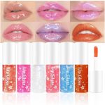 NEW Magic Color Changing Moisturizing Lip Oil, Boss UP No-Sticky PH Warm Change Lip Oil, Glow Luminous Hydrating Lip Gloss with Shimmery Finish, Lightweight (multiciolor, small)