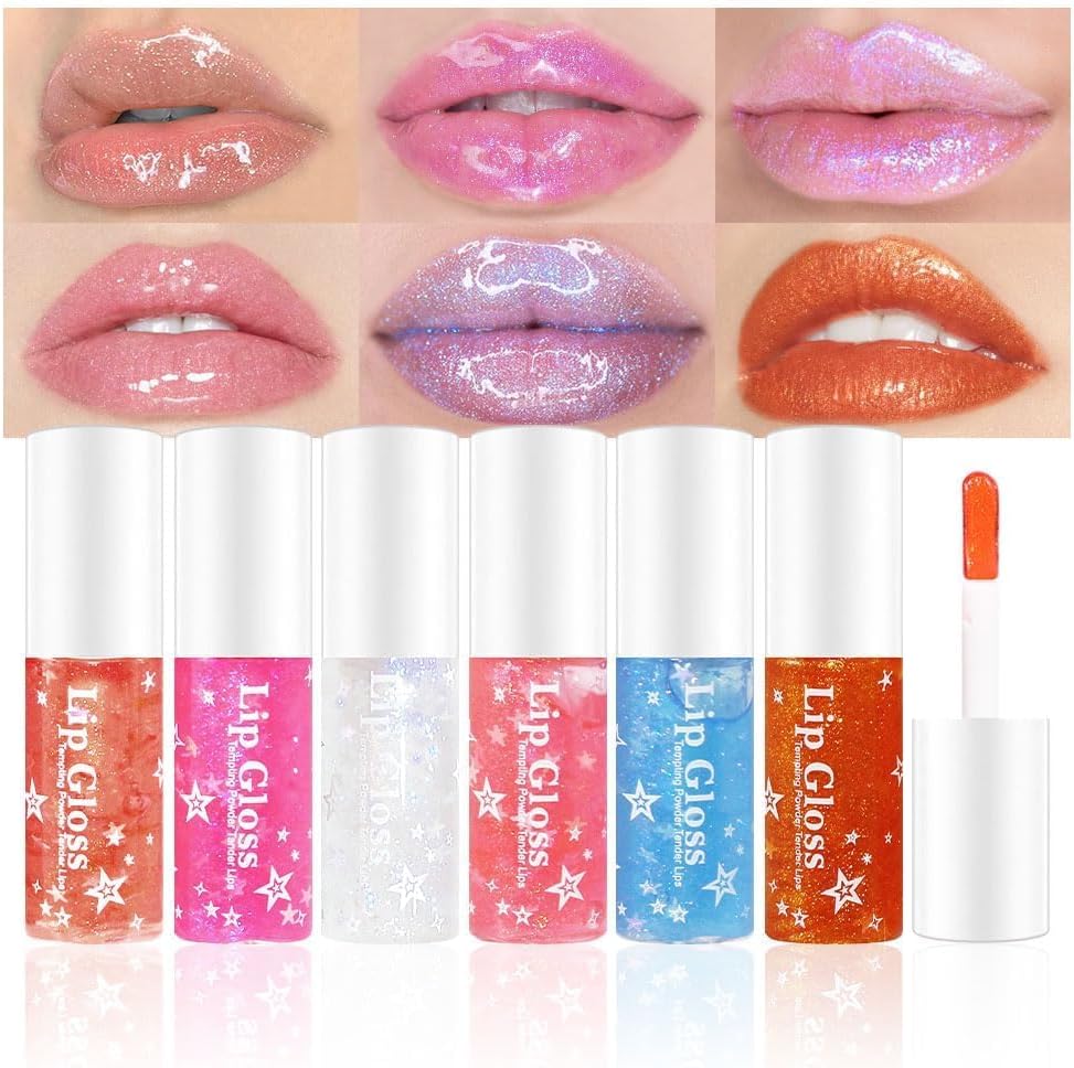 NEW Magic Color Changing Moisturizing Lip Oil, Boss UP No-Sticky PH Warm Change Lip Oil, Glow Luminous Hydrating Lip Gloss with Shimmery Finish, Lightweight (multiciolor, small)