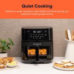 ⁦Nutricook Air Fryer 3 Vision with Clear Window and Internal Light by Caliber Brands, 5.7L, Air Fry, Roast, Bake, Dehydrate & Reheat, 6 Presets, AF357V, Black, 1700 Watts, 2 Year Warranty⁩ - الصورة ⁦7⁩