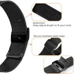 ⁦FitTurn Metal Watch Band Compatible with Huawei Watch 4 Pro/GT Runner/GT4 46mm/GT3 46mm/GT2 46mm Wrist Strap Compatible with Huawei Watch 3/Watch 3 Pro Bands for Huawei Watch GT2 Pro/GT3 Pro Bracelet⁩ - الصورة ⁦5⁩