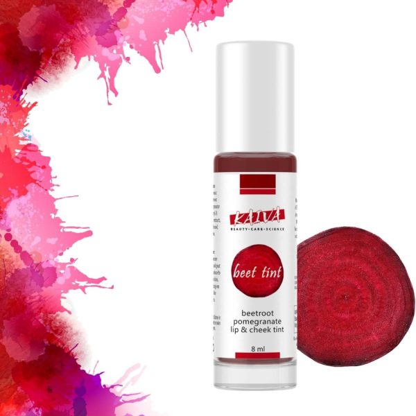 KAIVA Beetroot Roll-on cheeks tint | Water Based | Anytime Anywhere Bouncy Cheeks Tint | Natural & Organic | 8ML